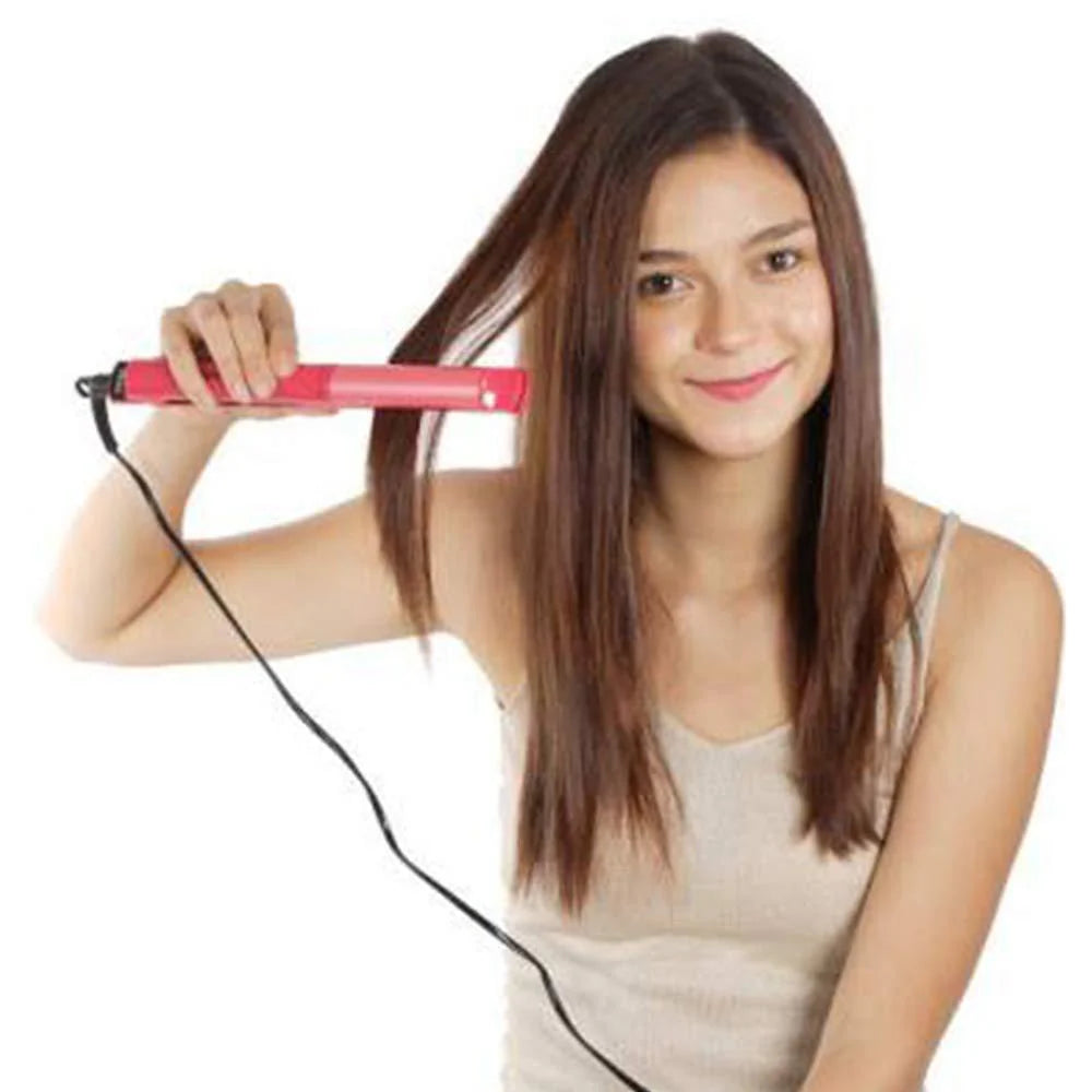 2 in 1 Hair Straightener and Curler Machine For Women