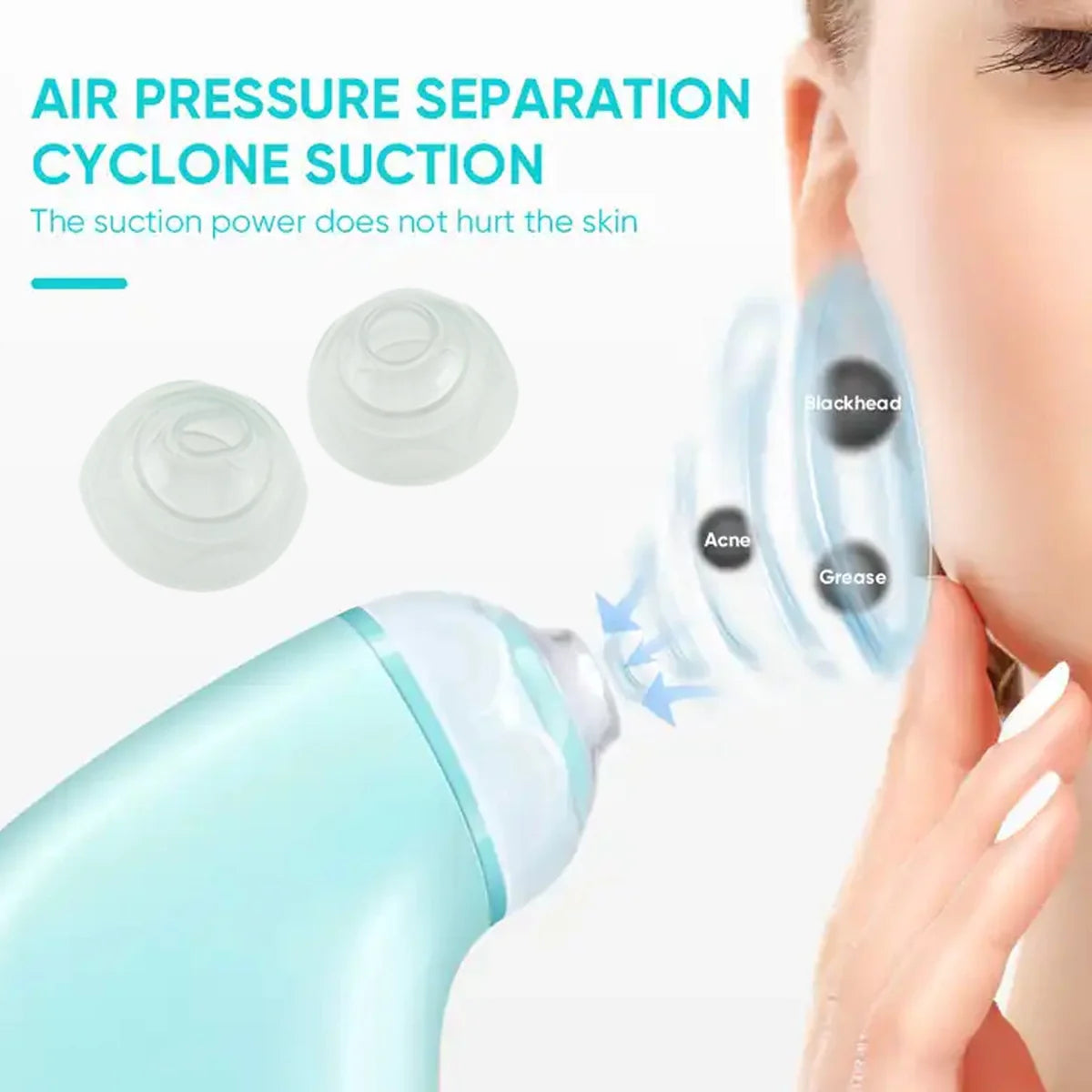 Mini Handheld Vacuum Blackhead Remover – Facial Massage & Spot Lifter